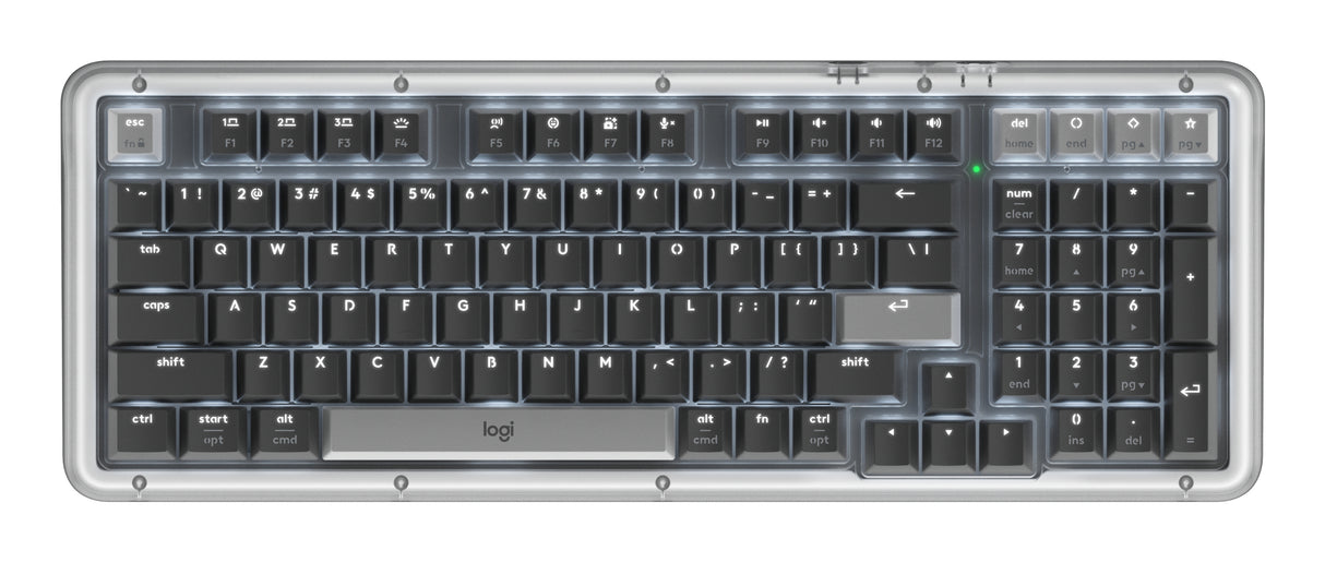 Logitech Alto Keys K98M keyboard Universal RF Wireless + Bluetooth QWERTY US English Graphite