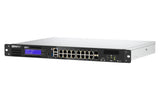 QNAP QGD-1600 Managed Gigabit Ethernet (10/100/1000) 1U Black, Grey