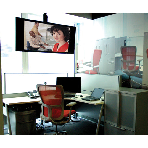Chief Large Flat Panel Ceiling Mount with Angled Column (without interface)