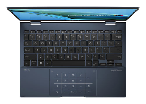 ASUS Zenbook S13 Flip OLED UP5302ZA-XB71T-CA Intel® Core™ i7 i7-1260P Hybrid (2-in-1) 33.8 cm (13.3") Touchscreen 2.8K 16 GB LPDDR5-SDRAM 1 TB SSD Wi-Fi 6E (802.11ax) Windows 11 Pro Blue