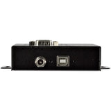 StarTech.com 4 Port Serial Hub USB to RS232/RS485/RS422 Adapter - Industrial USB 2.0 to DB9 Serial Converter Hub - IP30 Rated - Din Rail Mountable Metal Serial Hub - 15kV ESD Protection - TAA