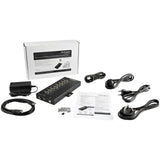 StarTech.com 8 Port Serial Hub USB to RS232/RS485/RS422 Adapter - Industrial USB 2.0 to DB9 Serial Converter Hub - IP30 Rated - Din Rail Mountable Metal Serial Hub - 15kV ESD Protection - TAA