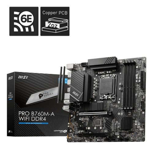 MSI PRO B760M-A Intel B760 LGA 1700 micro ATX