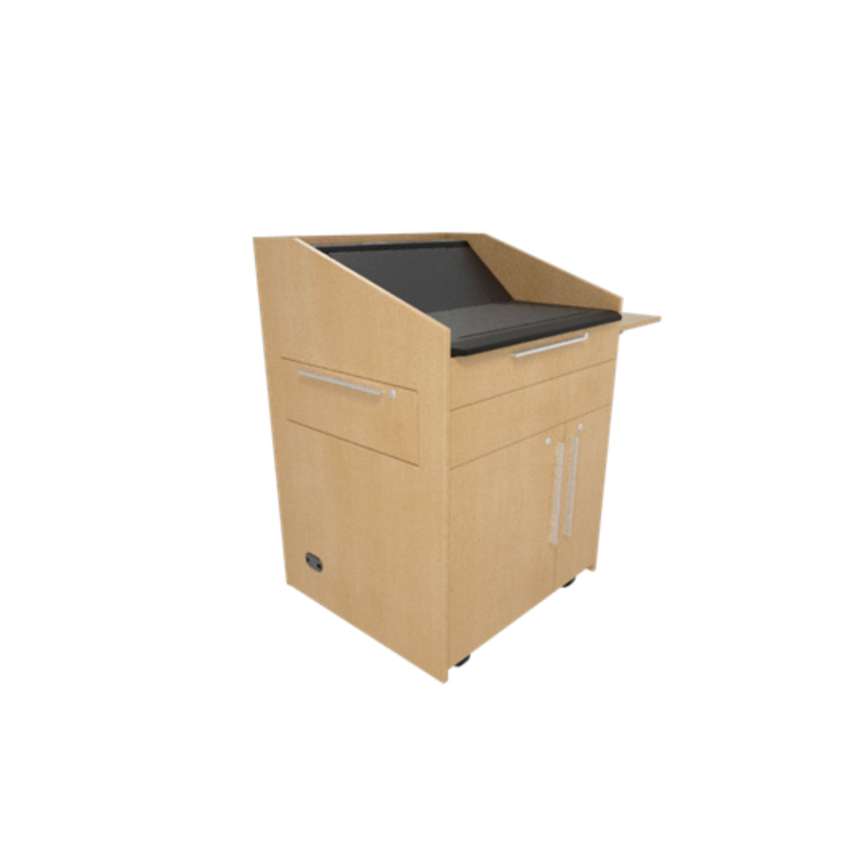 Middle Atlantic L5 Lectern Flip Up Shelf, HPL, 5th Ave Elm