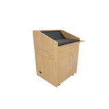 Middle Atlantic L5 Lectern Flip Up Shelf, HPL, Smoke Quarkstone