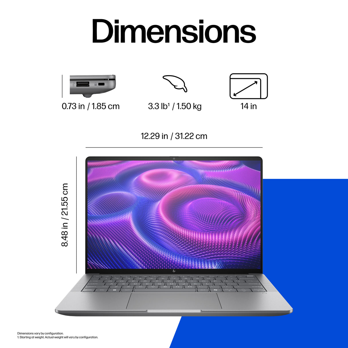 HP ZBook Ultra G1a AMD Ryzen AI Max PRO 390 Mobile workstation 35.6 cm (14") WUXGA 32 GB LPDDR5x-SDRAM 1 TB SSD Wi-Fi 7 (802.11be) Windows 11 Pro Silver