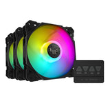 ASUS TUF GAMING TF120 ARGB 3IN1 Computer case Air cooler 12 cm Black