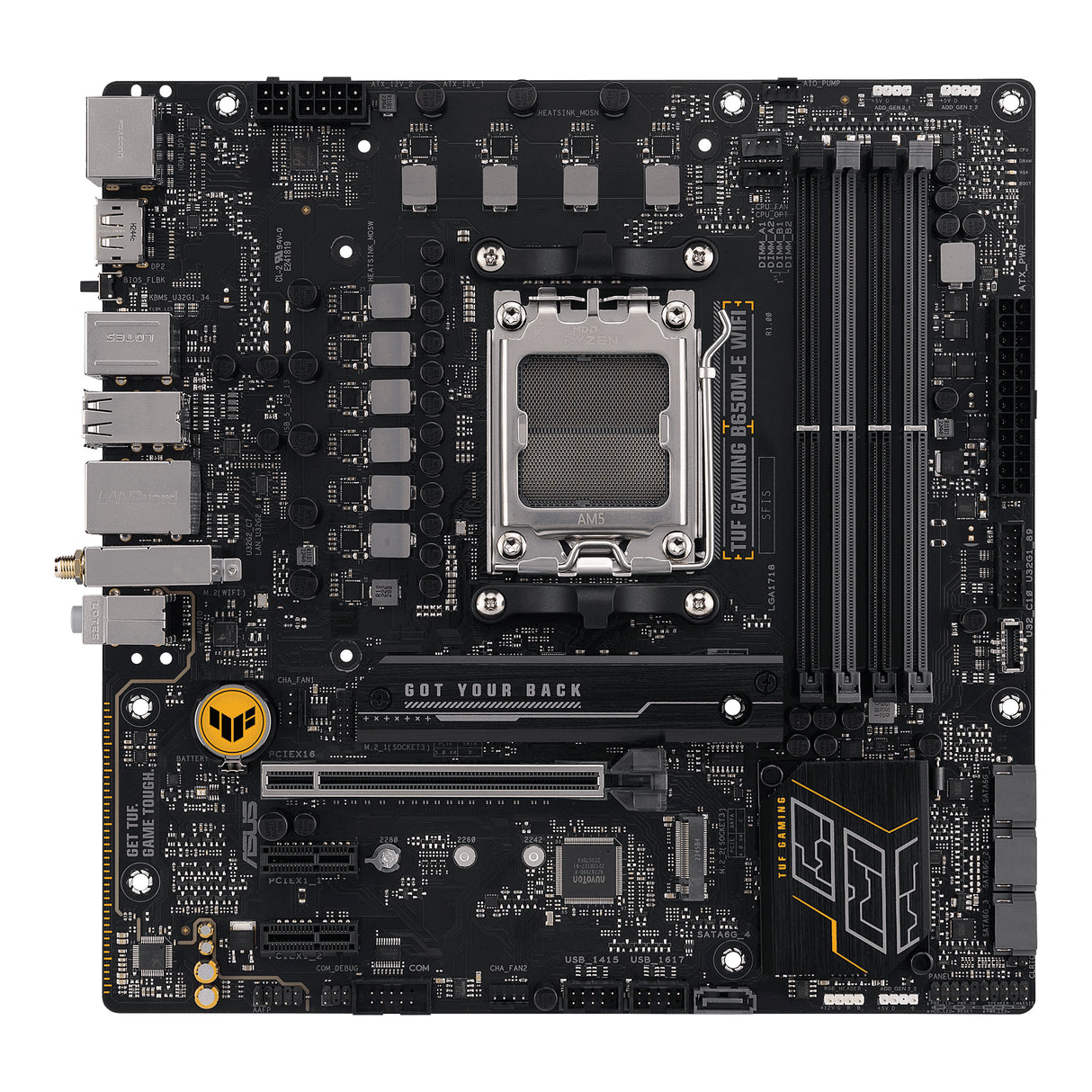ASUS TUF GAMING B650M-E WIFI motherboard AMD B650 Socket AM5 micro ATX