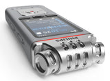 Philips DVT4115 Digital Voice Tracer Flash card Chrome, Silver