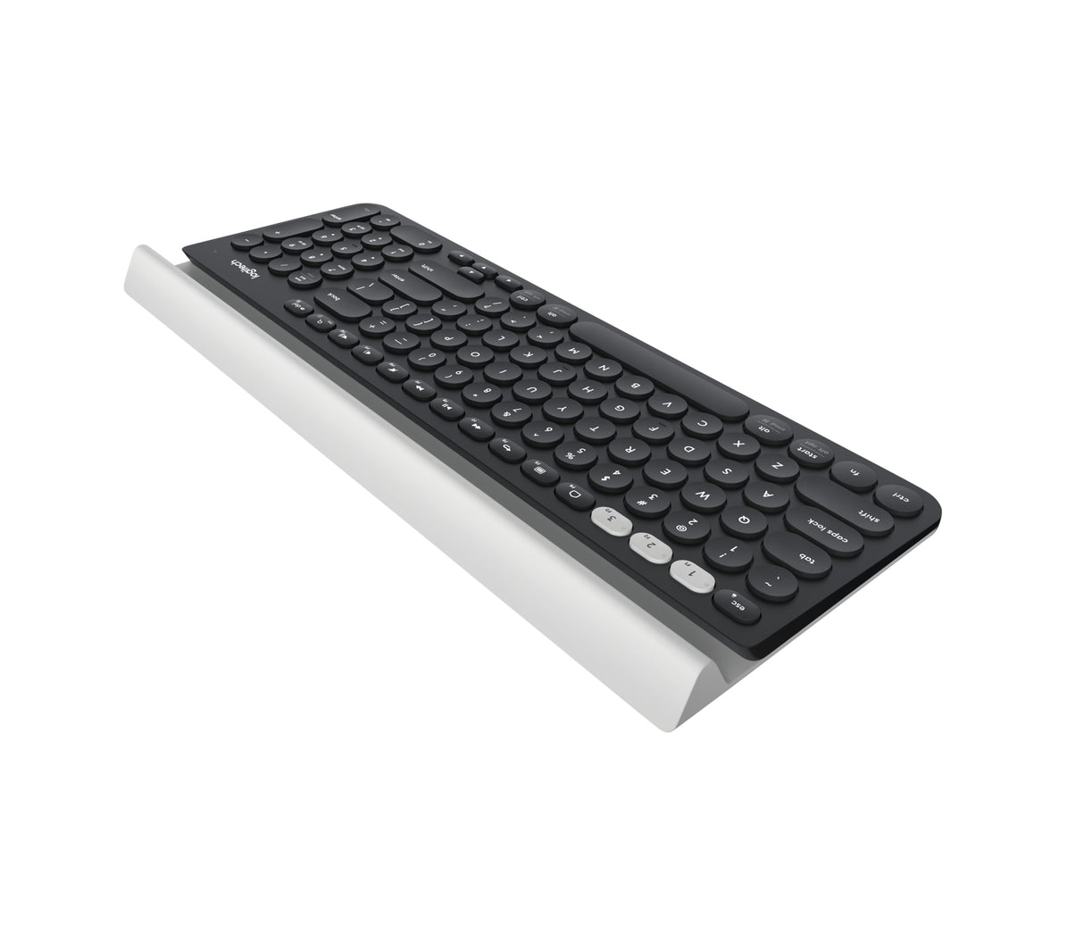 Logitech 920-008149 keyboard Universal RF Wireless + Bluetooth QWERTY English Grey, White, Dark Grey