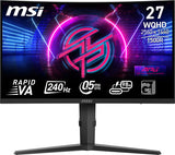 MSI MPG 275CQRXF computer monitor 68.6 cm (27") 2560 x 1440 pixels Wide Quad HD Black