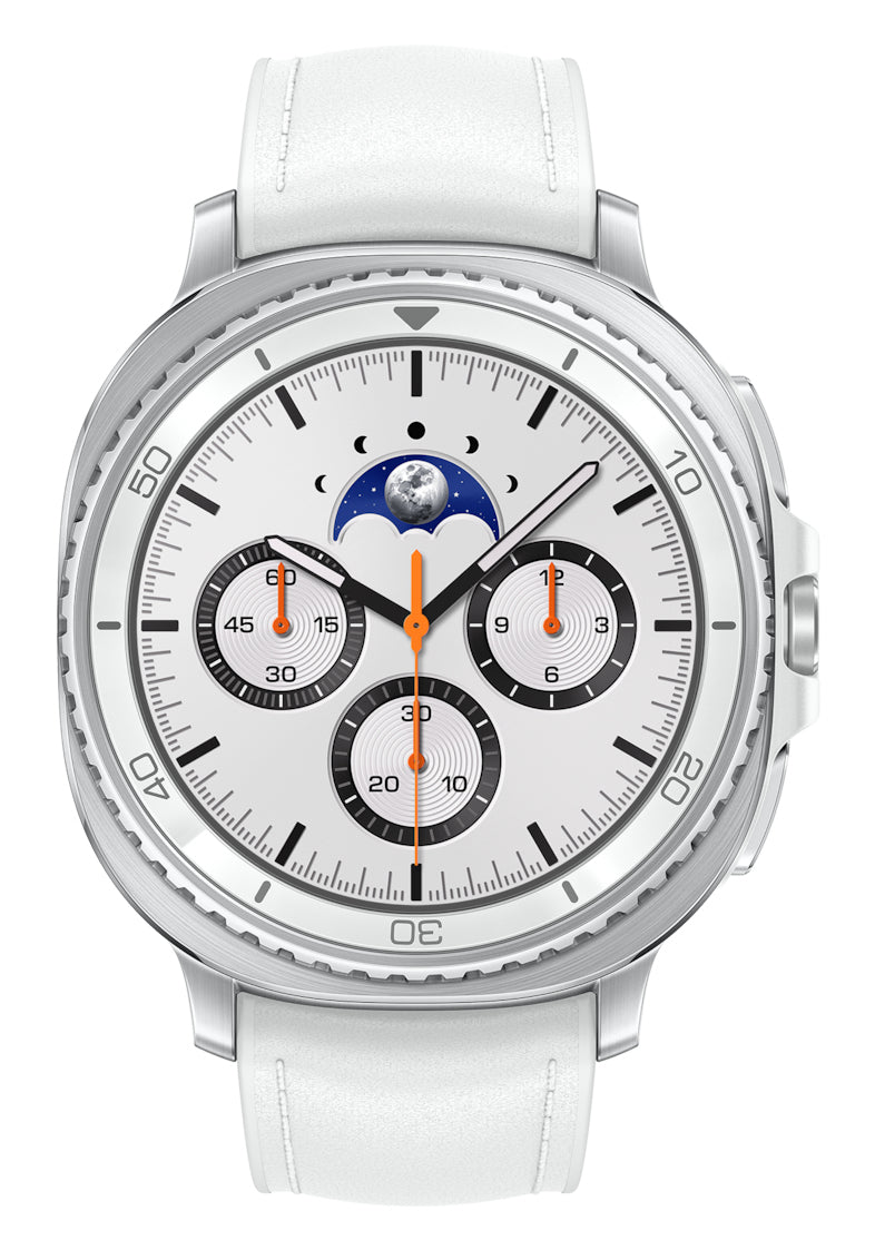 Samsung Galaxy Watch8 Classic 3.3 cm (1.3") AMOLED 46 mm Digital 438 x 438 pixels Touchscreen Silver Wi-Fi GPS (satellite)