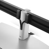 DELL MDS26 68.6 cm (27") Desk Black, Silver