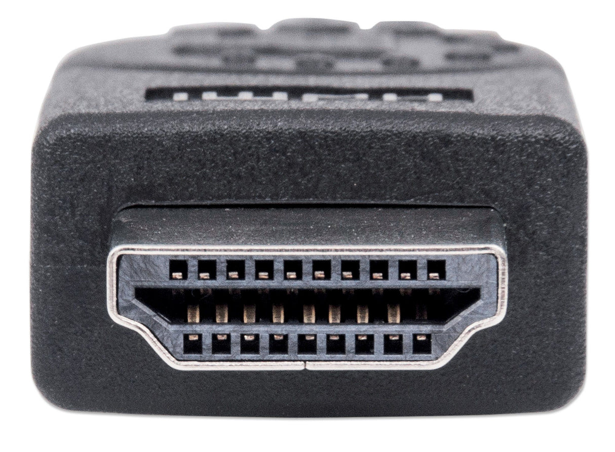 Manhattan HDMI 4K@30Hz Cable, 1.8m, Suitable for ALL 1080p/HD and majority of 4K uses (check your system 4K specification to be sure), Male to Male, Black, Ultra HD 4k x 2k, Lifetime Warranty, High Speed, Equivalent to HDMM6