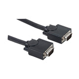 Manhattan VGA Monitor Cable, 15m, Black, Male to Male, HD15, Cable of higher SVGA Specification (fully compatible), Fully Shielded, Lifetime Warranty, Polybag