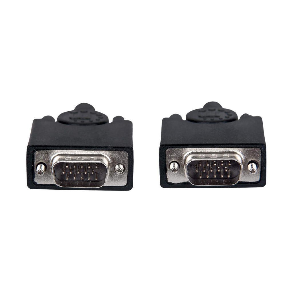 Manhattan VGA Monitor Cable, 15m, Black, Male to Male, HD15, Cable of higher SVGA Specification (fully compatible), Fully Shielded, Lifetime Warranty, Polybag