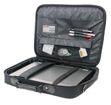 Manhattan Empire Laptop Bag 17.3", Clamshell design, Accessories Pocket, Shoulder Strap (removable), Notebook Case, Black, Three Year Warranty