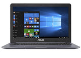 ASUS Vivobook Pro N580VD-Q72SP-CB laptop Intel® Core™ i7 i7-7700HQ 39.6 cm (15.6") Touchscreen Full HD 12 GB DDR4-SDRAM 1.25 TB HDD+SSD NVIDIA® GeForce® GTX 1050 Wi-Fi 5 (802.11ac) Windows 10 Home Grey