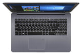 ASUS Vivobook Pro N580VD-Q72SP-CB laptop Intel® Core™ i7 i7-7700HQ 39.6 cm (15.6") Touchscreen Full HD 12 GB DDR4-SDRAM 1.25 TB HDD+SSD NVIDIA® GeForce® GTX 1050 Wi-Fi 5 (802.11ac) Windows 10 Home Grey