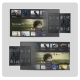 StarTech.com Slide-Out AV Component Storage Panel, Cable Box and Accessories Mounting, 22lb (10kg) Max, Behind-TV Media Wall Mount, Sliding Design for Easy Access
