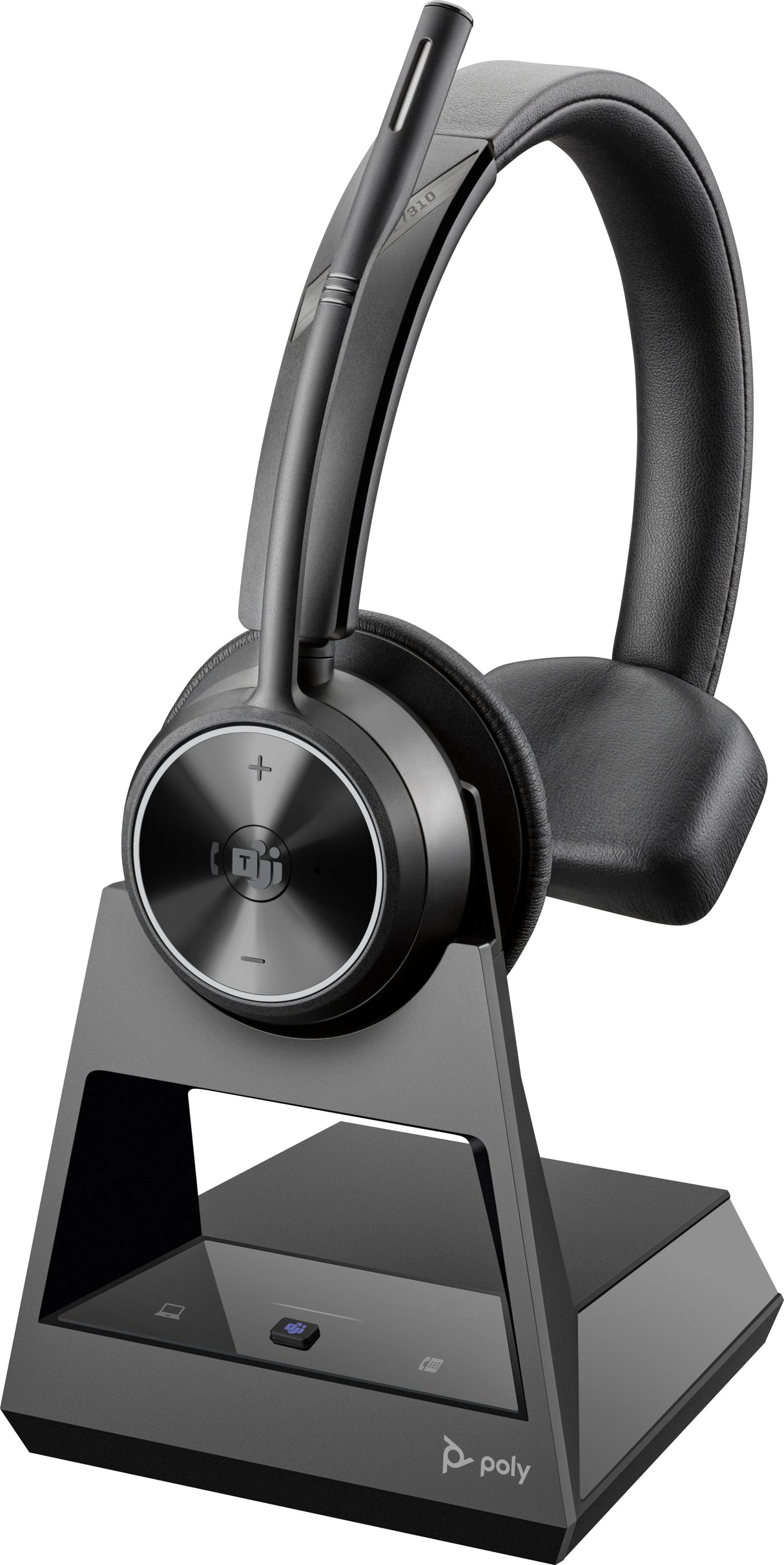 HP Poly Savi 7310-M Headset Wireless Head-band Business/Everyday USB Type-A Black
