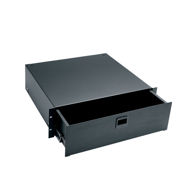 Middle Atlantic 3 RU Rackmount Drawer, Black Brushed and Anodized