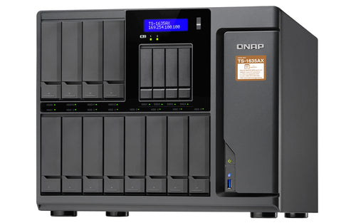 QNAP TS-1635AX NAS Desktop Marvell Armada 8040 8 GB DDR4 0 TB QNAP QTS Black