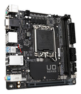 GIGABYTE H610I Motherboard - Supports Intel Core 14th CPUs, 4+1+1 Hybrid Digital VRM, up to 5600MHz DDR5, 1xPCIe 3.0 M.2, GbE LAN, USB 3.2 Gen 1