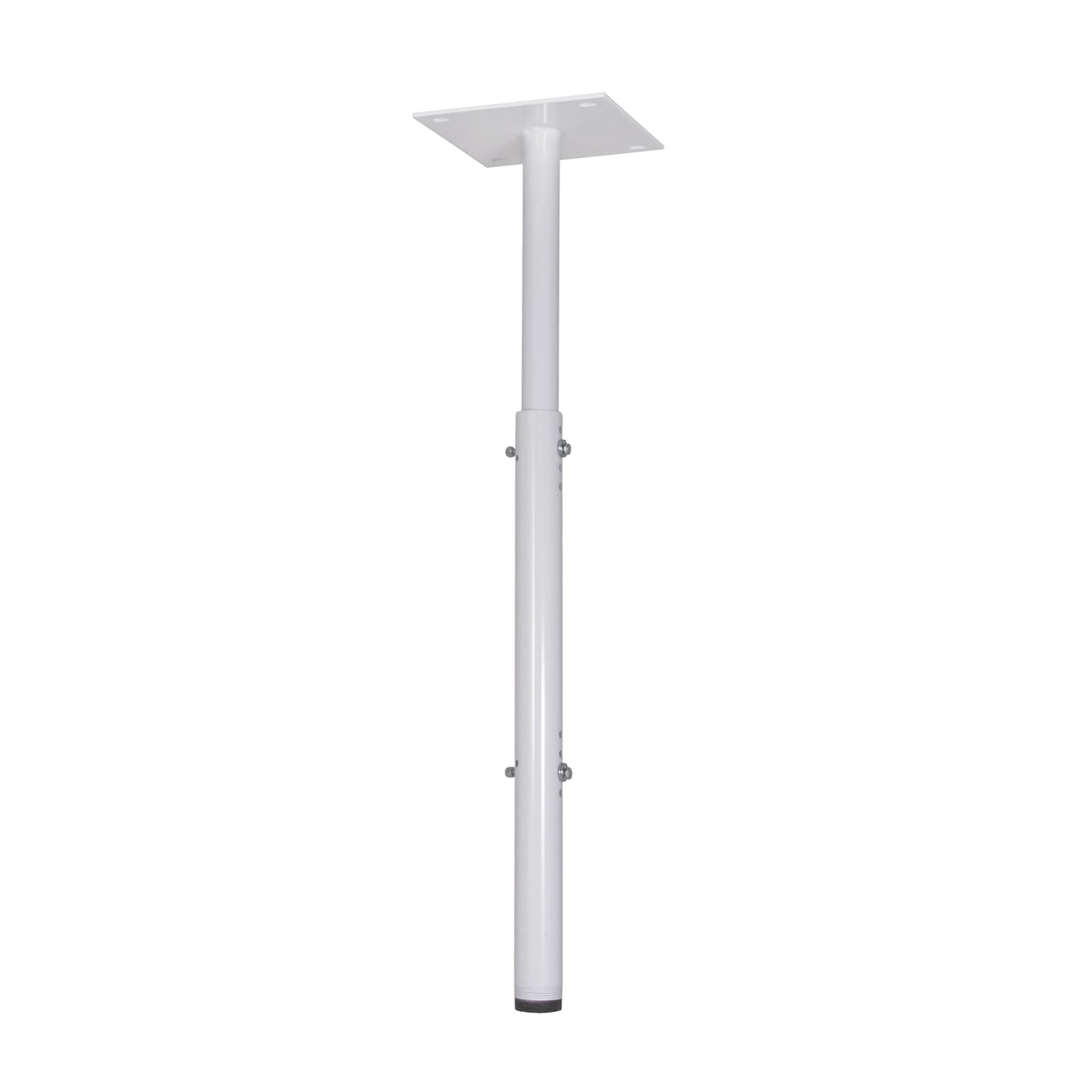 Chief 8 Inch (203 mm) Ceiling Plate with Adjustable 1.5 Inch NPT Column in White