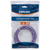 Intellinet IEC-C6-PRP-2 networking cable Purple 0.6 m Cat5e U/UTP (UTP)