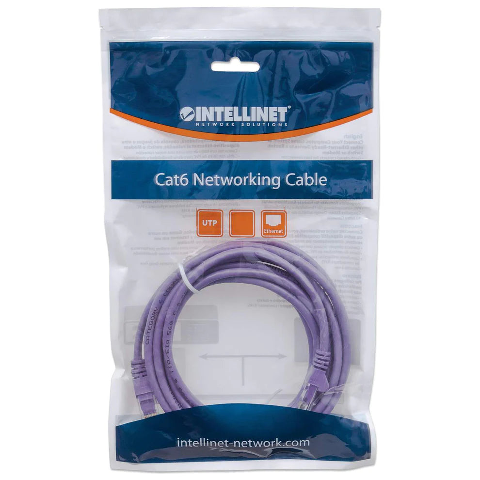 Intellinet IEC-C6-PRP-75 networking cable Purple 22.5 m Cat6a S/FTP (S-STP)