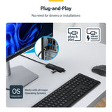 StarTech.com 4-Port USB-A Hub, 5Gbps, Bus Powered, USB-A to 4x USB-A Mini Hub, Extra Long 2ft/61cm Host Cable, PCR Plastic, Portable Desktop / Laptop USB Hub