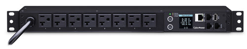 CyberPower PDU31002 power distribution unit (PDU) 8 AC outlet(s) 1U Black