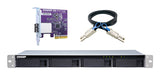 QNAP TL-R400S storage drive enclosure HDD/SSD enclosure Black, Grey 2.5/3.5"