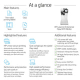 HP LaserJet Enterprise Flow M636z Wireless Multifunction Black and white Printer, Copier, Scanner; Duplex