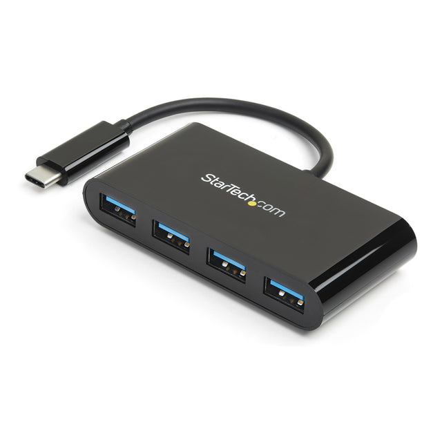 StarTech.com 4-Port USB-C Hub - USB-C to 4x USB-A - USB 3.0 Hub - 5Gbps - Bus Powered