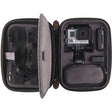 GoCase Hero4 hardshell Action Cam water resistant case with molded insert for GoPro HERO4 waterproof zipper and removable pouch