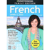 Instant Immersion Family Edition French Level 1-3 BIL PC/Mac