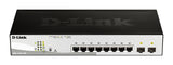 D-Link DGS-1210-10P - 10-Port Gigabit Smart Managed Switch including 2x SFP ports, nuclias compatible