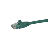 StarTech.com 5ft CAT6 Ethernet Cable - Green CAT 6 Gigabit Ethernet Wire -250MHz 100W PoE RJ45 UTP Network/Patch Cord Snagless w/Strain Relief Individually Tested