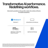 HP ZBook Ultra G1a AMD Ryzen AI Max PRO 390 Mobile workstation 35.6 cm (14") WUXGA 32 GB LPDDR5x-SDRAM 1 TB SSD Wi-Fi 7 (802.11be) Windows 11 Pro Silver