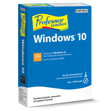 Professor Teaches Windows 10 BIL (CD-Rom Drive Required to Install)