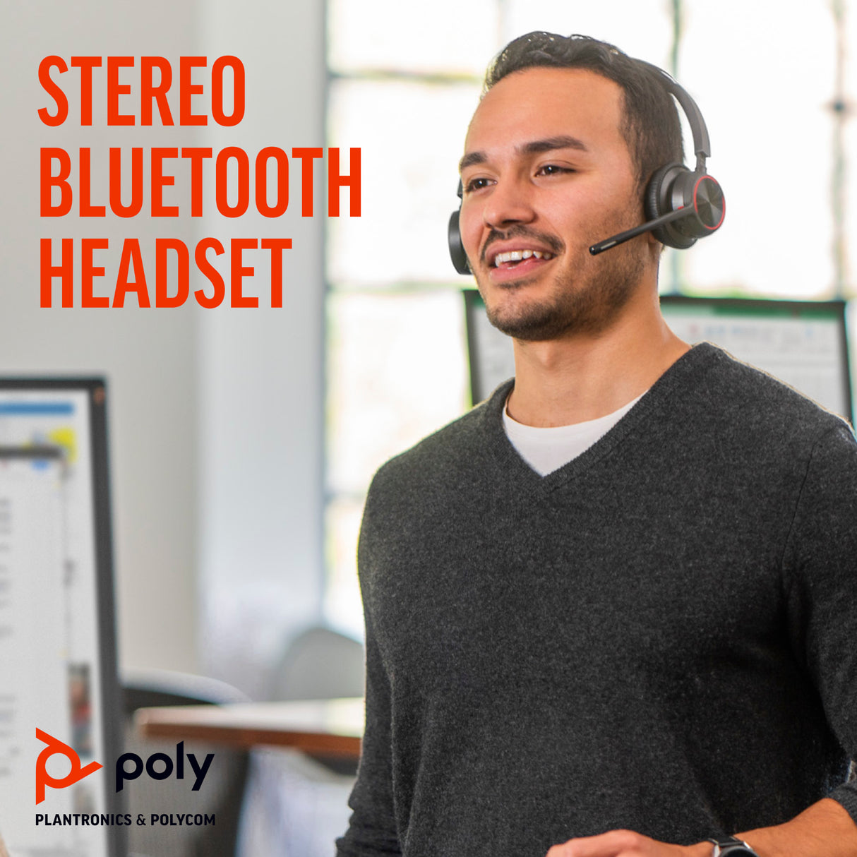 HP Poly Voyager 4320 USB-C Headset +BT700 dongle