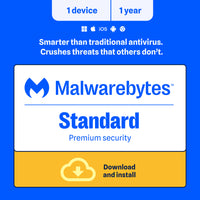 Malwarebytes Premium 1-Device 1-Year 1 PC/MAC/Android/iOS ESD (DOWNLOAD CODE)