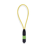StarTech.com MPO Loopback Plug, Single Mode 9/125 MPO-12 Female Fiber Loopback Adapter, MPO/MTP-APC Connector Loopback Test Plug, MPO Female Loopback Tester