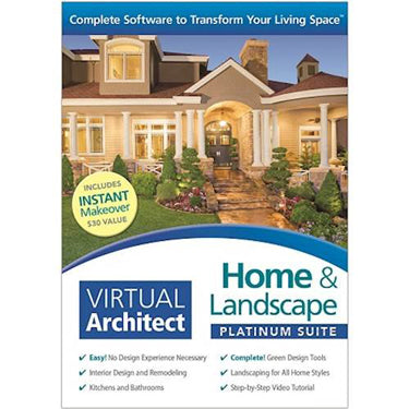 Virtual Architect Home & Landscape Platinum Suite v7 (CD-Rom Drive Required to Install)