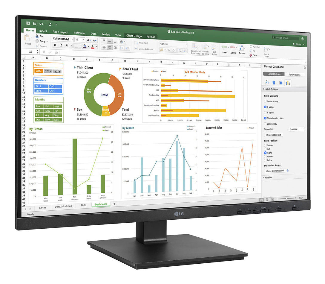 LG 27BN65Q-B computer monitor 68.6 cm (27") 2560 x 1440 pixels Quad HD LCD Black