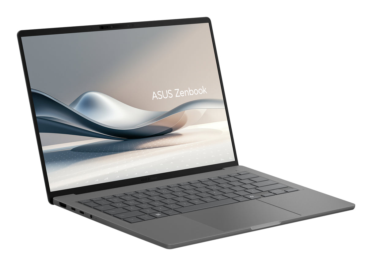 ASUS Zenbook A14 UX3407QA-DS51-CA Snapdragon X1-26-100 Laptop 35.6 cm (14") WUXGA 32 GB LPDDR5x-SDRAM 1 TB SSD Wi-Fi 6E (802.11ax) Windows 11 Home Grey