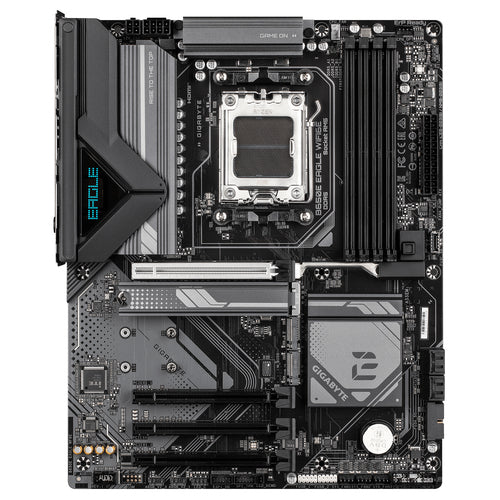 GIGABYTE B650E EAGLE WIFI6E Motherboard - AMD Ryzen 9000 Series CPUs, 8+2+2 Phases VRM, up to 8200MHz DDR5 (OC), 1xPCIe 5.0 + 2xPCIe 4.0 M.2, 2.5GbE LAN, WIFI 6E, USB 3.2 Gen 2