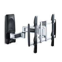StarTech.com Articulating TV Wall Mount, VESA Wall Mount, Supports 26 to 65 inch/99lb/Flat/Curved TVs, Retractable Low Profile Wall Mount TV Bracket, Adjustable Corner TV Wall Mount - TAA